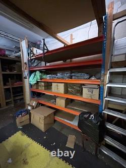 Heavy Duty Racking 2.5m Height 6 Shelfs Blue & Orange H250 W255 D 90