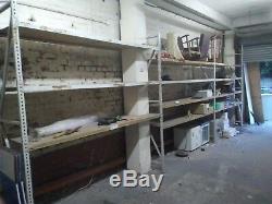 Heavy Duty Racking 3 Bays 11 shelves can be used for tyres if no boards
