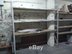 Heavy Duty Racking 3 Bays 11 shelves can be used for tyres if no boards
