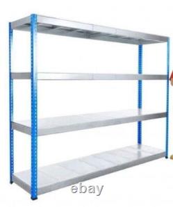 Heavy Duty Racking BiGDUG 1980mm High 4 Tier Shelving Steel Shelves