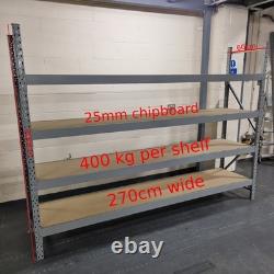 Heavy Duty Racking Longspan Shelving Different Sizes Manchester