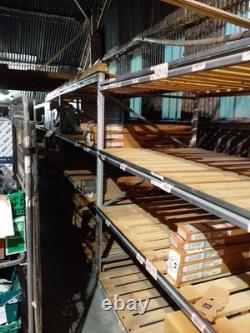 Heavy Duty Racking Shelving Storage 4 bays at 2.4m wide each 4 shelf 1.2m deep Heavy Duty Racking Shelving Storage 4 bays at 2.4m wide each 4 shelf 1.2m deep