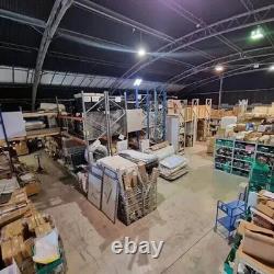 Heavy Duty Racking Shelving Storage 4 bays at 2.4m wide each 4 shelf 1.2m deep