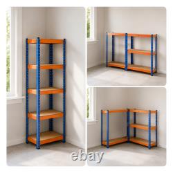 Heavy-Duty Shelf Basement Household Storage Workshop 5 Tiers