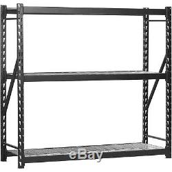 Heavy Duty Shelf Garage Steel Metal Storage 3 Level Adjustable Shelves Rack