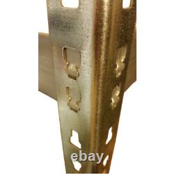 Heavy Duty Shelf With 5 Wooden Shelves 175Kg Workshop Cellar Storage 180X92X46