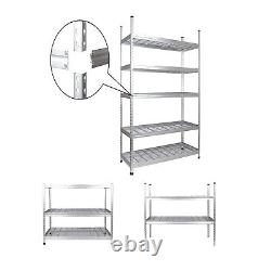Heavy Duty Shelving 90W x 45D x 183H With 5 Shelves, Rivet Wire UKED