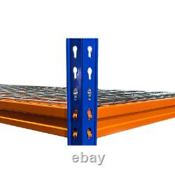 Heavy Duty Shelving/Racking Mesh Shelves 4 Levels 1800mm H x 1800mm W x 600mm