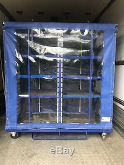 Heavy Duty Shelving Racking Trolley Portable Cage Storage Wheels Large Drawer