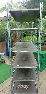 Heavy Duty Shelving Unit on Wheels, 3 Tier FULLY MANOUVERABLE AND ADJUSTABLE