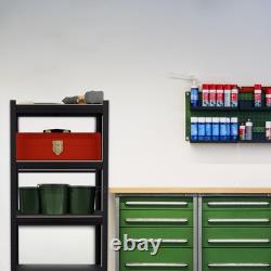 Heavy Duty Shelving Utility Rack 5 Shelves Garage Storage max. 1000 kg Metal