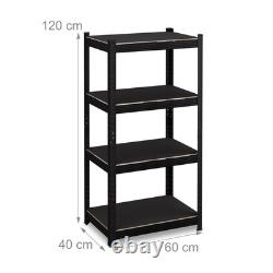 Heavy Duty Shelving Utility Rack 5 Shelves Garage Storage max. 1000 kg Metal