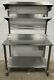 Heavy Duty Stainless Steel Preparation Unit With Shelves 1200 Mm Wide £200 + Vat
