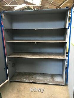 Heavy Duty Steel 2 Door Cabinet With Shelves (5037)