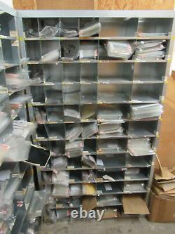 Heavy Duty Steel Pigeon 72 Hole Storage Shelving Racking Removable Dividers