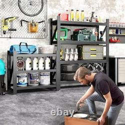 Heavy Duty Steel Shelving Garage Racking Unit 4-Tier Adjustable 250KG Per