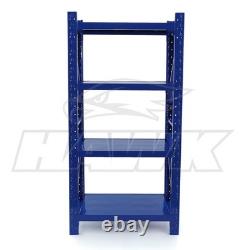 Heavy Duty Steel Warehouse Racking Shelving Unit Single Bay 180kg Storage Rack