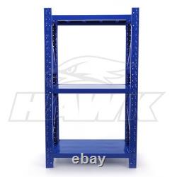 Heavy Duty Steel Warehouse Racking Shelving Unit Single Bay 300kg Storage Rack