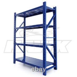 Heavy Duty Steel Warehouse Racking Shelving Unit Single Bay 350kg Storage Rack