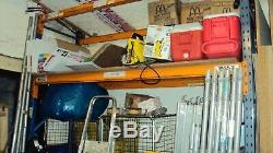 Heavy Duty Storage Pallet Racking with Chipboard Shelving 4 Bays