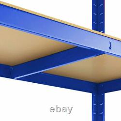 Heavy Duty Storage Racking 5 Tier Blue Shelving Boltless (150 x 70 x 30) cm