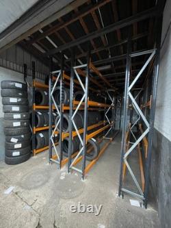 Heavy Duty Tyre Racking MOT Station Garage 2500mm x 450mm x 2500mm L Custom Made
