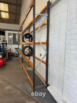 Heavy Duty Tyre Racking MOT Station Garage 3000mm H x 540mm D x 2700mm L Custom