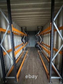 Heavy Duty Tyre Racking Storage for Containers to suit 20ft or 40ft 450mm Depth