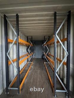 Heavy Duty Tyre Racking Storage for Containers to suit 20ft or 40ft 450mm Depth