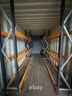Heavy Duty Tyre Racking Storage for Containers to suit 20ft or 40ft 450mm Depth