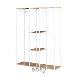 Heavy Duty Wardrobe Clothes Rack Hanging Garment Display Stand Storage Shelves