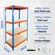 Heavy Duty Warehouse Racking Shelving Storage Garage Workshop 1600kg Capacity