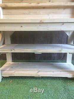 Heavy Duty Wooden Work Bench Lengths From 3ft To 8ft Treated Timber