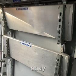 Heavy Duty metal Van shelving delivery van good condition 80kg Per Shelf Load