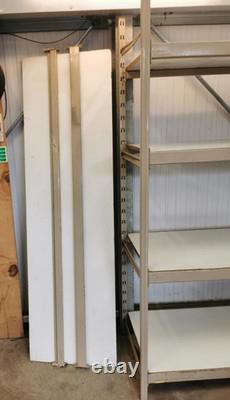 Heavy duty industrial racking/shelving 4 SHELVES + EXTRAS 7ftH x 7ftL x 2ftD