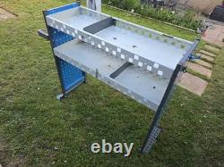 Heavy duty metal racking storage shelving fits medium to large vans Heavy duty metal racking storage shelving fits medium to large vans