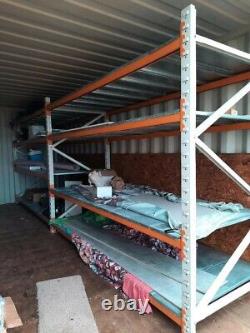 Heavy duty modular industrial shelving. Perfect condition
