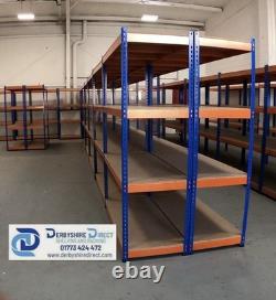 Heavy duty racking shelving storage Boltless system with chipboard shelves