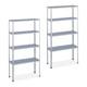 Heavy Duty Shelving Unit Adjustable Metal Shelves Galvanised 4 Shelves