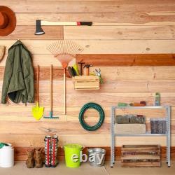 Heavy duty shelving unit Adjustable Metal Shelves Galvanised 4 Shelves