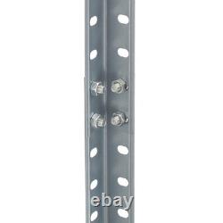 Heavy duty shelving unit Adjustable Metal Shelves Galvanised 4 Shelves