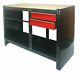Hilka Heavy Duty Work Bench 2 Drawer Table Garage Tool Storage Chest Unit Shelf