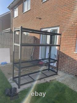 Homebase 4 Tier Heavy Duty Shelving Unit 183cm (H) x 183cm (W) x 55cm (D)