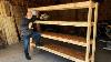 How To Build Garage Storage Shelves Diy Heavy Duty Wooden Shelves