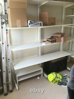 IKEA ALGOT shelving system, 40cm, 60cm and 80 cm bays, freestanding