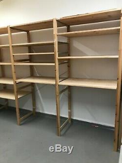 IKEA IVAR Wooden Pine Corner Shelving Storage System Unit RRP £748