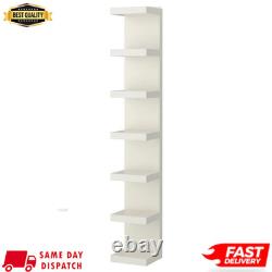 IKEA LACK Wall Shelf Vertical Unit White 30x190 cm Durable Heavy Duty