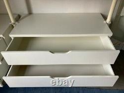 IKEA Stolman scaffold storage unit with shelves, drawers, hanging. Very sturdy
