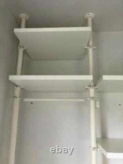 IKEA Stolman scaffold storage unit with shelves, drawers, hanging. Very sturdy