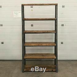 Industrial 6 Tier Racking Storage Shelving Units Heavy Duty Shelves Bookcase